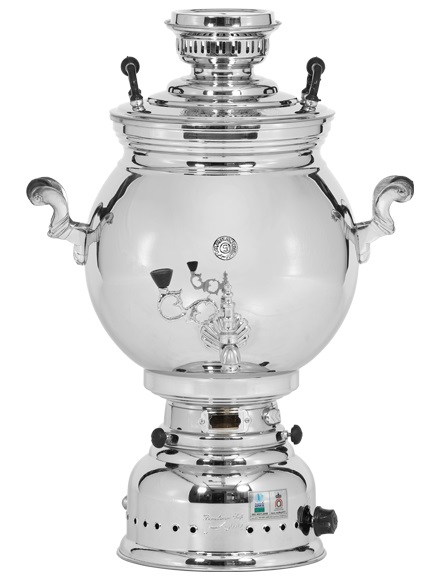 سماور گازی گروه صنعتی برادران سیفی مدل مجلسی شکمی گنجایش 20 لیتر