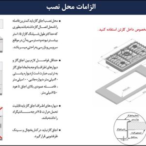 اجاق گاز صفحه ای نیک کالا مدل SGH 102