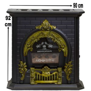 بخاری گازی بهکاران طرح شومینه مدل پرنس 30000
