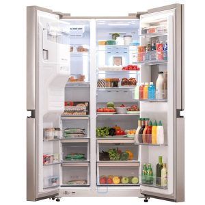 یخچال و فریزر ساید بای ساید 35 فوت دوو مدل DS-3645SS